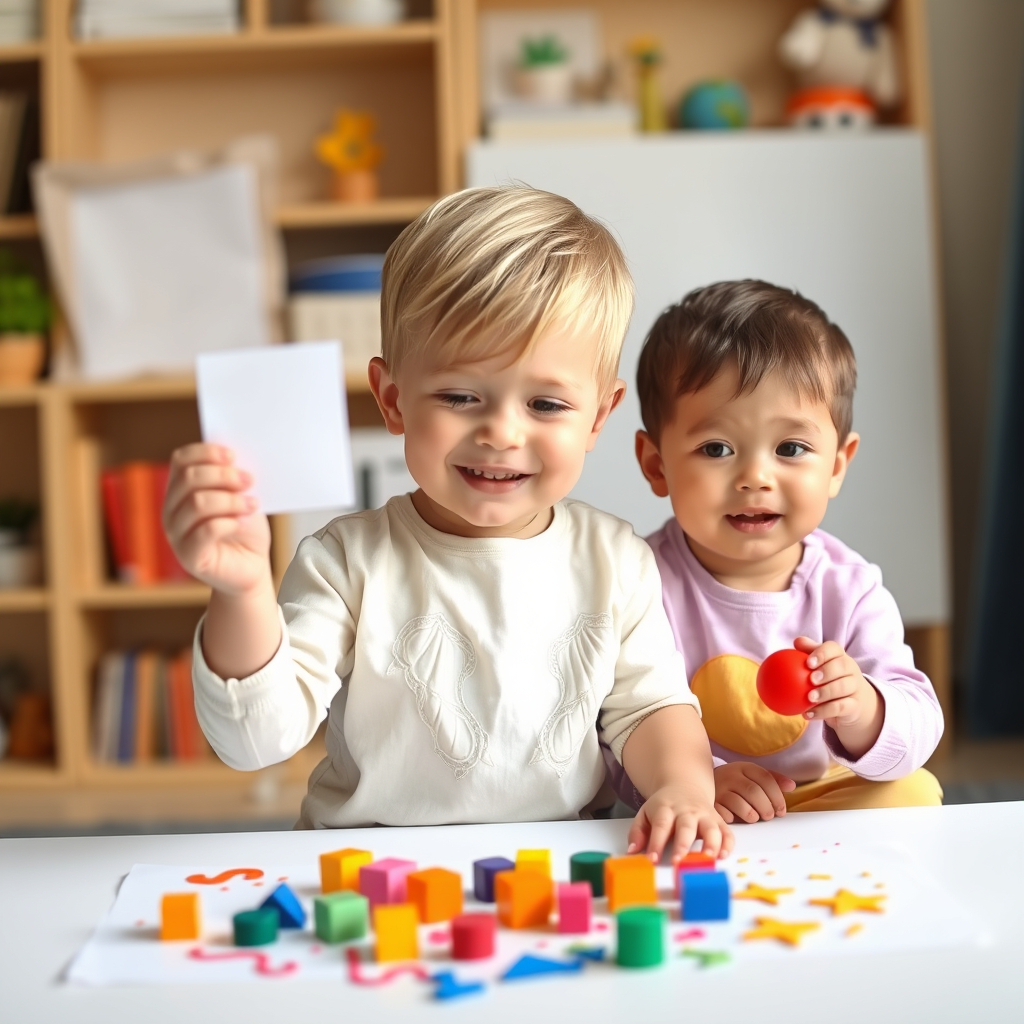 18 month to 2 year old toddlers learning colors and shapes