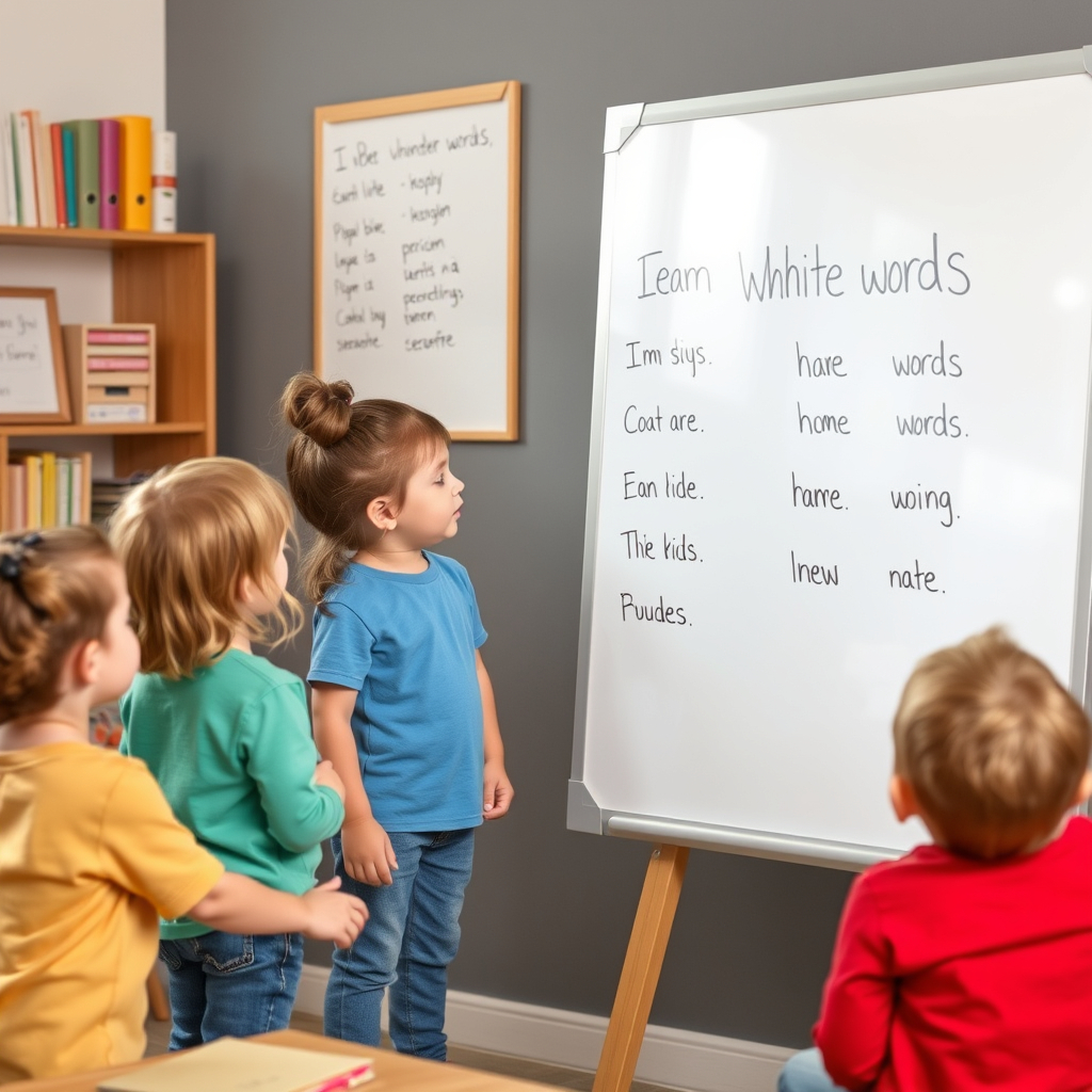 Building Speech & Vocabulary Workshop - Children learning words